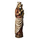Vergine Normanna 103 cm legno dipinto Bethléem s2
