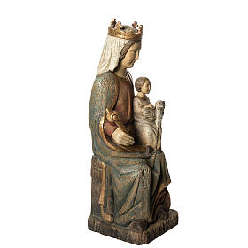 Rosay Virgin statue, 60 cm in painted wood, Bethléem