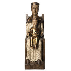 Catalan Virgin statue, 105 cm in painted wood, Bethléem