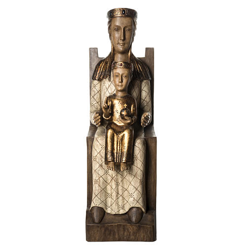 Catalan Virgin statue, 105 cm in painted wood, Bethléem 1