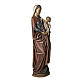 Notre Dame de Boquin statue, 145 cm in painted wood, Bethléem s2