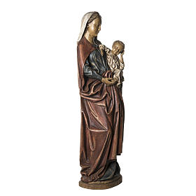Notre Dame de Boquen 145 cm bois peint Bethléem