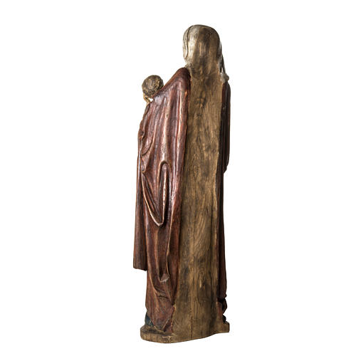 Notre Dame de Boquin 145 cm legno dipinto Bethléem 4
