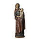 Notre Dame de Boquin statue, 145 cm in painted wood, Bethléem s1