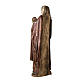 Notre Dame de Boquin statue, 145 cm in painted wood, Bethléem s4