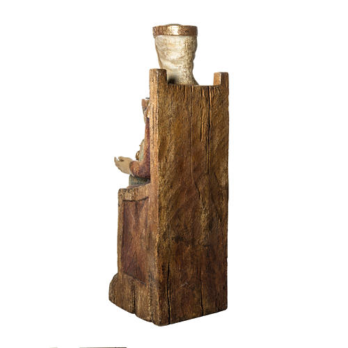 Vierge Catalane 105 cm bois ancien Bethléem 4