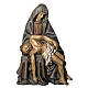 Gran Pietà 110 cm legno dipinto Bethléem s1