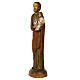 Saint Joseph with baby and dove statue in wood, 123 cm s3