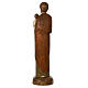 Saint Joseph with baby and dove statue in wood, 123 cm s7