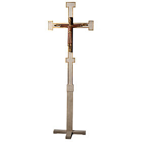 Kruzifix, Christ der König mit Standfuß, Mönche von Bethlehem, 200 cm Höhe