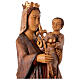 Vierge du Lyonnais statue in painted Bethléem wood 100cm s4