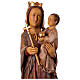 Vierge du Lyonnais statue in painted Bethléem wood 100cm s6