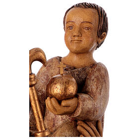 Vierge du Lyonnais 100 cm legno dipinto Bethléem