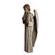 Annunciation Angel statue in painted Bethléem wood 100cm s3