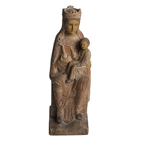 Gottesmutter von Solsona 36cm Holz Bethleem antikisiertes Finish