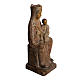 Virgin of Solsona statue in painted Bethléem wood, antique fini s2