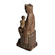 Virgin of Solsona statue in painted Bethléem wood, antique fini s4