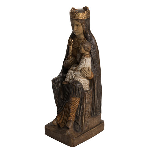 Virgin of Solsona statue in painted Bethléem wood, polychromati 3