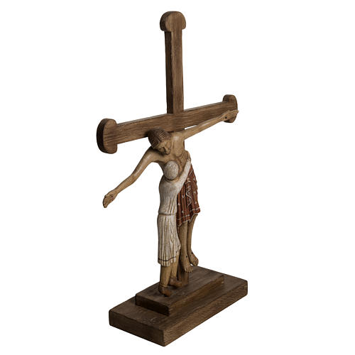 Deposition of Christ statue in painted Bethléem wood, 72,5 cm 2