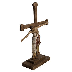 Deposition of Christ statue in painted Bethléem wood, 72,5 cm
