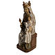 Madonna of Rosay statue in painted Bethléem wood, 42 cm s3