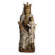 Madonna of Rosay statue in painted Bethléem wood, 42 cm s1