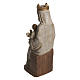 Madonna of Rosay statue in painted Bethléem wood, 42 cm s4