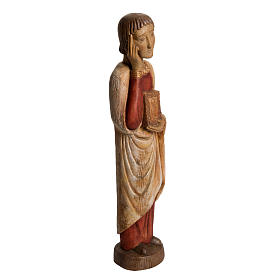 Imagens em Madeira Pintada: São João do Calvário Romano 49 cm madeira acabamento antiquado