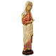 Our Lady of Calvary statue in painted Bethléem wood, antique fi s5