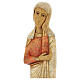 Our Lady of Calvary statue in painted Bethléem wood, antique fi s2