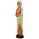 Our Lady of Calvary statue in painted Bethléem wood, antique fi s3