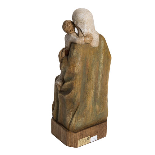 Vergine di Jacob 29 cm legno dipinto Bethléem 4
