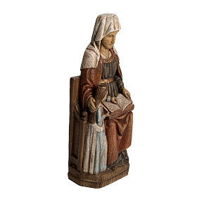 Santa Ana com a Menina Maria 33 cm madeira pintada