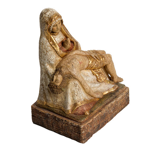 Pieta Bethleem figurka 30 cm drewno antyczne wykończenie 2