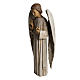 Annunciation Angel statue in painted Bethléem wood, 60 cm s3