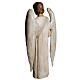 Annunciation Angel statue in painted Bethléem wood, 60 cm s4