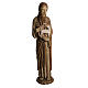 John the Baptist of Chartres statue in painted Bethléem wood, 7 s1