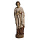 Saint John at Calvary statue in painted Bethléem wood, 51 cm s1