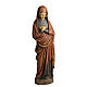 Annunciation Madonna statue in painted Bethléem wood, 52cm s1
