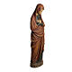 Annunciation Madonna statue in painted Bethléem wood, 52cm s2