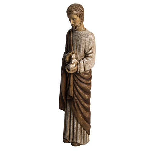 Heiliger Josef mit Taube 60cm Holz Bethleem 3