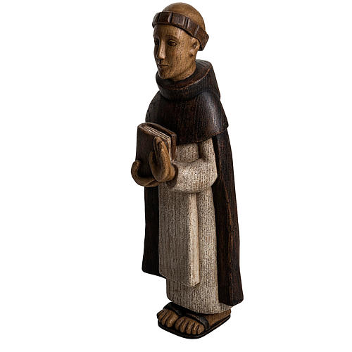 Saint Dominic statue in painted wood, 46 cm 3