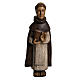 Saint Dominic statue in painted wood, 46 cm s1