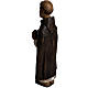 Saint Dominic statue in painted wood, 46 cm s4
