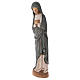 Virgin Mary, Annunciation statue in painted wood, 80 cm s3