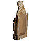 Saint Anne and young Virgin Mary statue, painted wood, antique s4