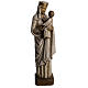 Our Lady of Pontoise (du regard) statue in painted wood 62,5cm s1
