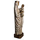 Our Lady of Pontoise (du regard) statue in painted wood 62,5cm s2