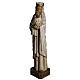 Our Lady of Pontoise (du regard) statue in painted wood 62,5cm s3