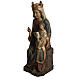 Madonna di Rosay 63 cm legno finitura antico s3